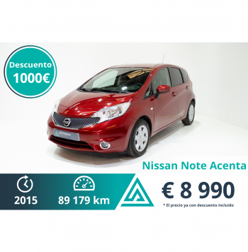 Nissan Note Acenta, 2015